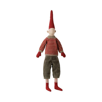 Maileg Pixy - Str. 3 - Dreng - Stribet Strikket Sweater
