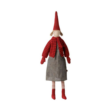 Maileg Pixy - Str. 4 - Pige - Stribet Strikket Cardigan