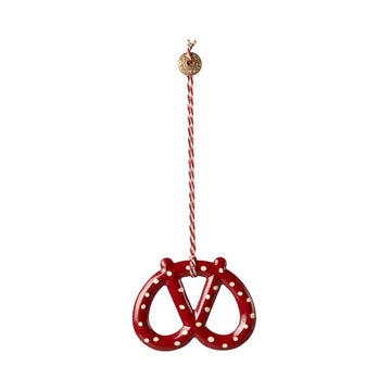 Maileg Juleornament - Metal - Saltkringle - Prik