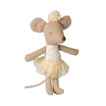 Maileg Ballerinamus - Lillesøster - Off White
