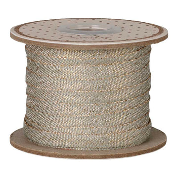 Maileg Gavebånd - 6mm/25m - Mint/Guld