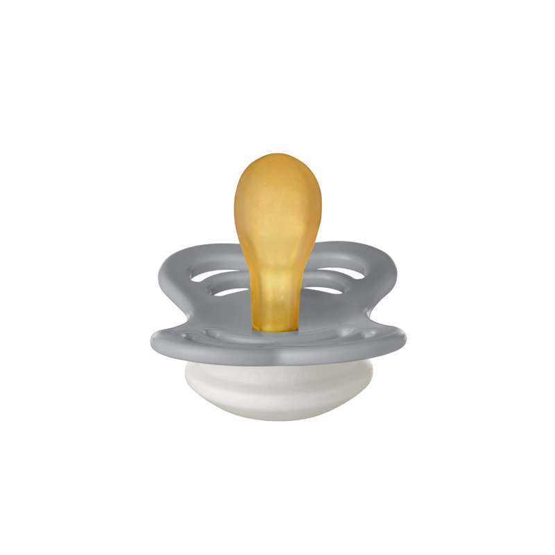 BIBS Symmetrisk Supreme Sut - Str. 1 - Naturgummi - GLOW - Cloud