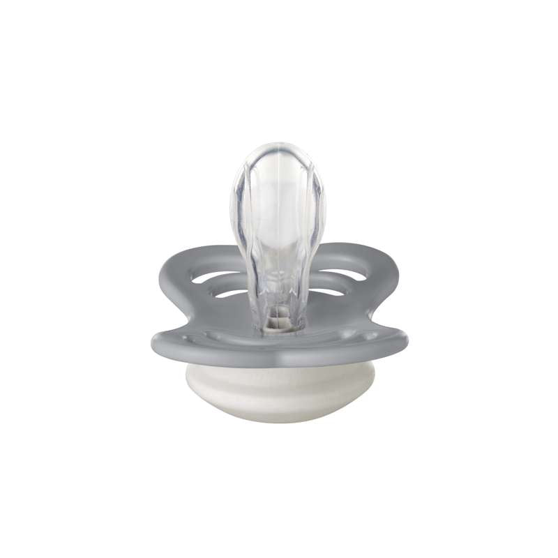 BIBS Symmetrisk Supreme Sut - Str. 1 - Silikone - GLOW - Cloud