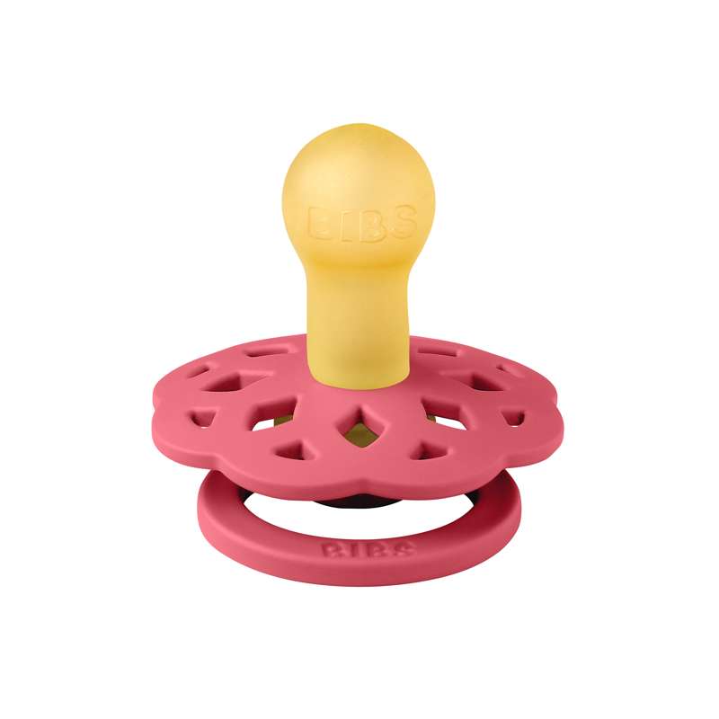 BIBS Rund Boheme Sut - Str. 1 - Naturgummi - Coral