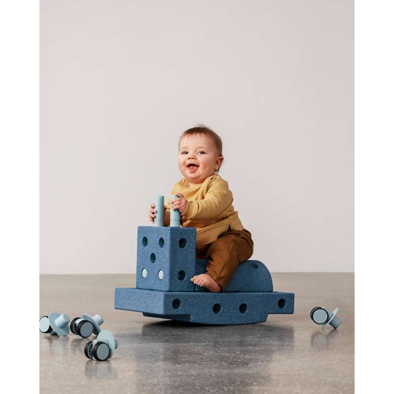 MODU Curiosity Byggesæt - Deep Blue/Sky Blue