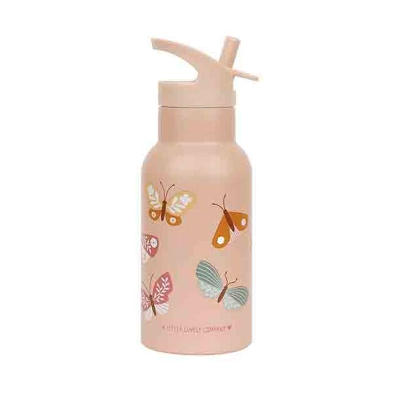 A Little Lovely Company Ståldrikkedunk - 350ml - Butterflies