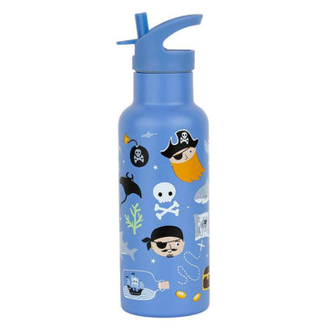 A Little Lovely Company Ståldrikkedunk - XL - 500ml - Pirates