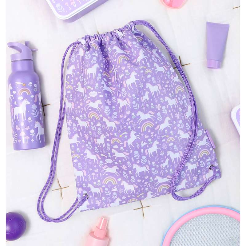 A Little Lovely Company Gymnastiktaske - Unicorn Dreams