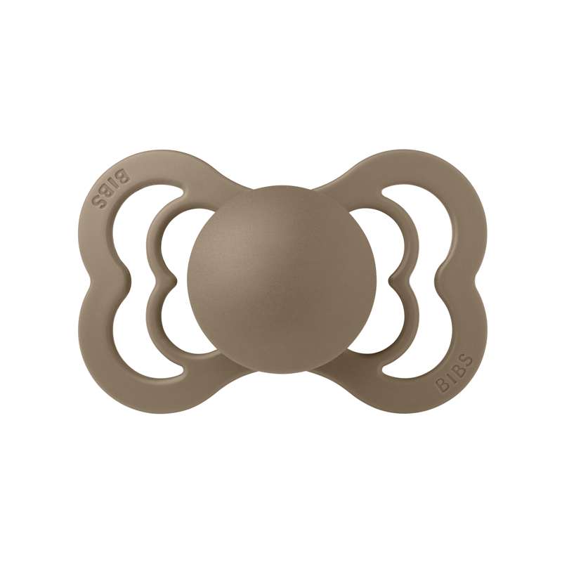 BIBS Symmetrisk Supreme Sut - Str. 2 - Naturgummi - Dark Oak