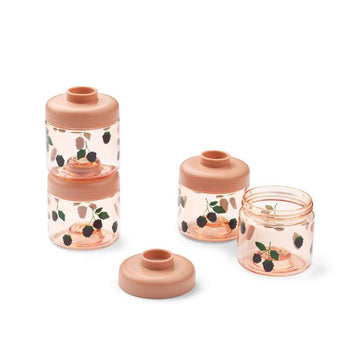 Liewood Dominique Bokse til Babymad - 4-Pak - Berry/Pale Tuscany
