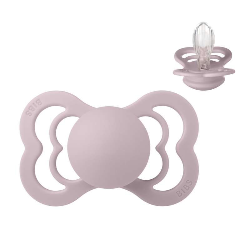BIBS Symmetrisk Supreme Sut - Str. 2 - Silikone - Dusky Lilac