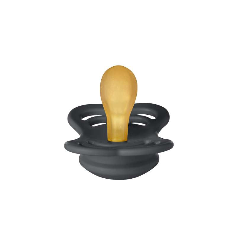 BIBS Symmetrisk Supreme Sut - Str. 1 - Naturgummi - Iron