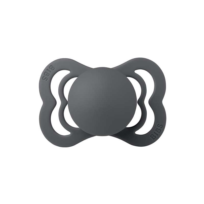 BIBS Symmetrisk Supreme Sut - Str. 1 - Naturgummi - Iron