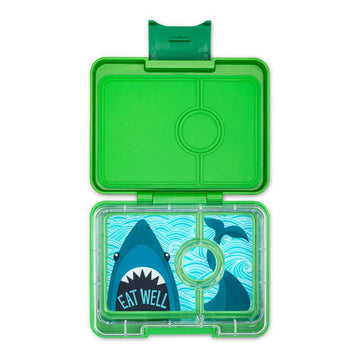 Yumbox Madkasse - Minisnack - 3 rum - Jurassic Green/Shark