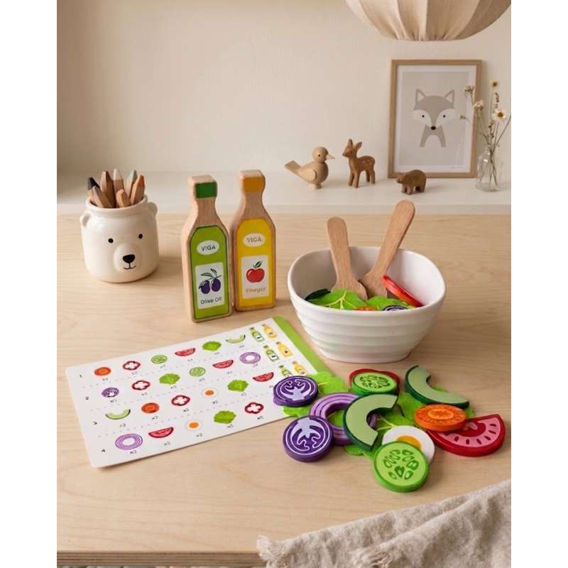 Kid'oh Legemad - Salatskål m. Dressing