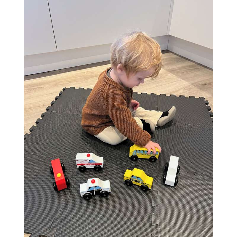 Kid'oh Sæt m. Bybiler - 6 stk.