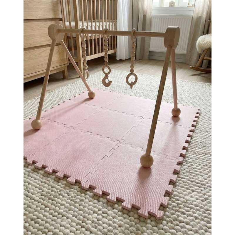 Kid'oh Skumlegegulv - 9 brikker - Dusty Rose