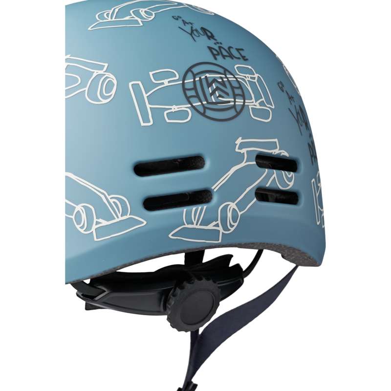Liewood Milly Cykelhjelm - Race Cars/Beach blue