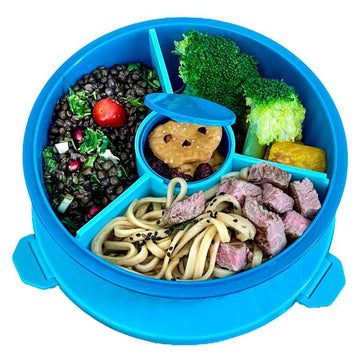 Yumbox Madkasse - Poke Love Bowl - 4 rum - Lagoon Blue