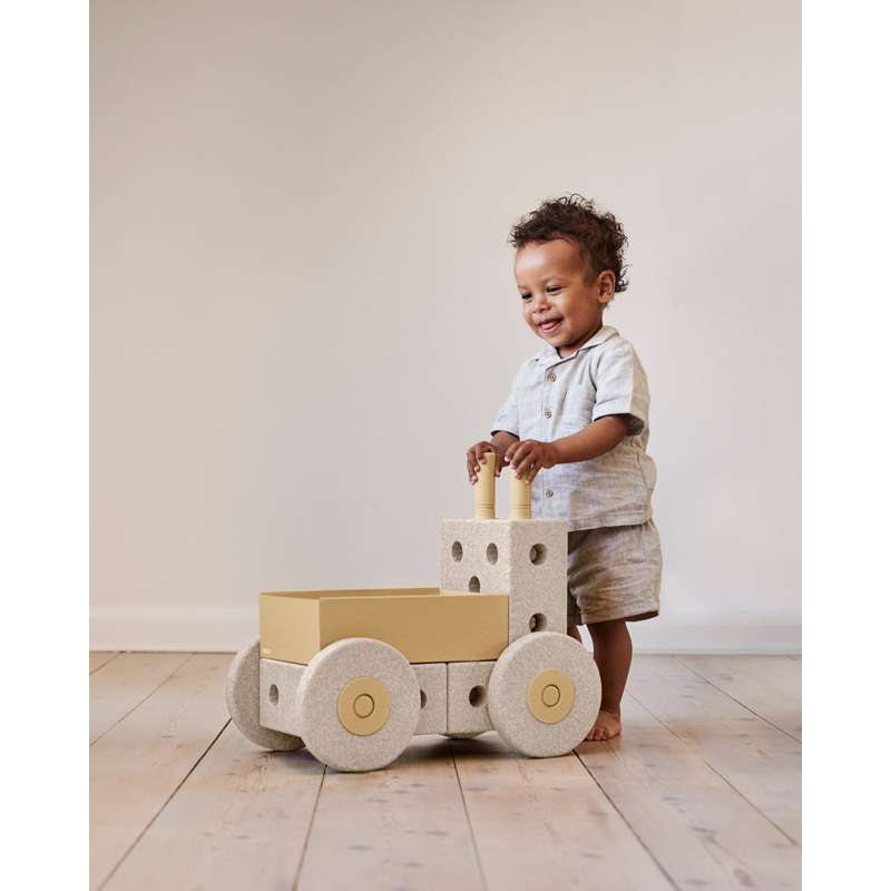 MODU 3-in-1 Baby Walker - Sand Grey/Honey Yellow