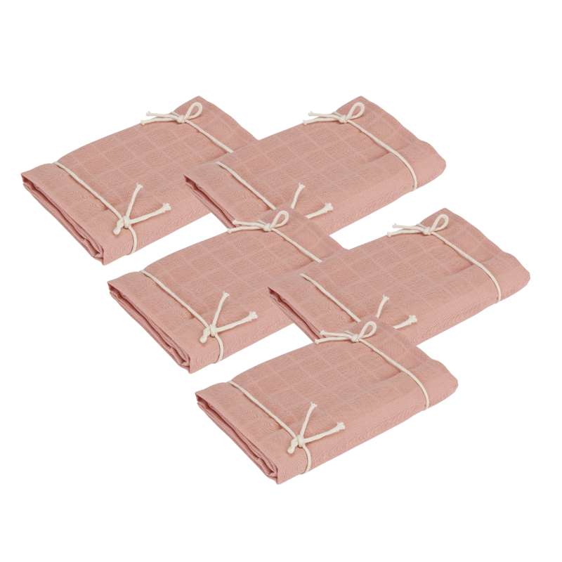 Naturebaby Økologiske Stofbleer/Minisvøb - 5-pak - Rose