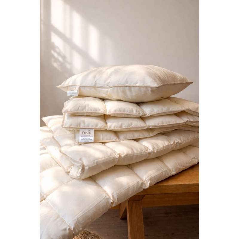 Oh'Naturel Økologisk Dyne m. Fiberfyld - 70x100 cm. - Baby