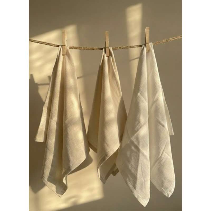 Oh'Naturel Økologiske Stofbleer - 5-pak - Sand