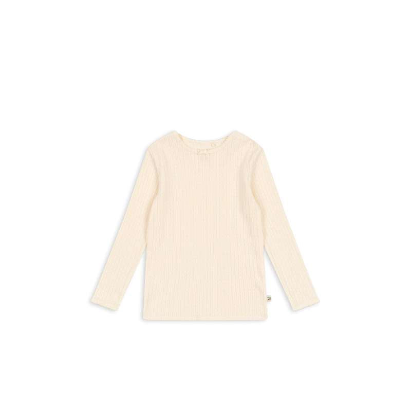 Konges Sløjd Minnie Bluse - GOTS - Buttercream