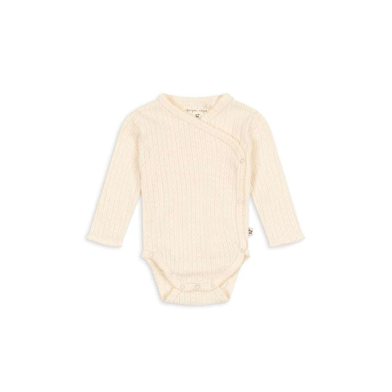 Konges Sløjd Minnie Body - Nyfødt - GOTS - Buttercream