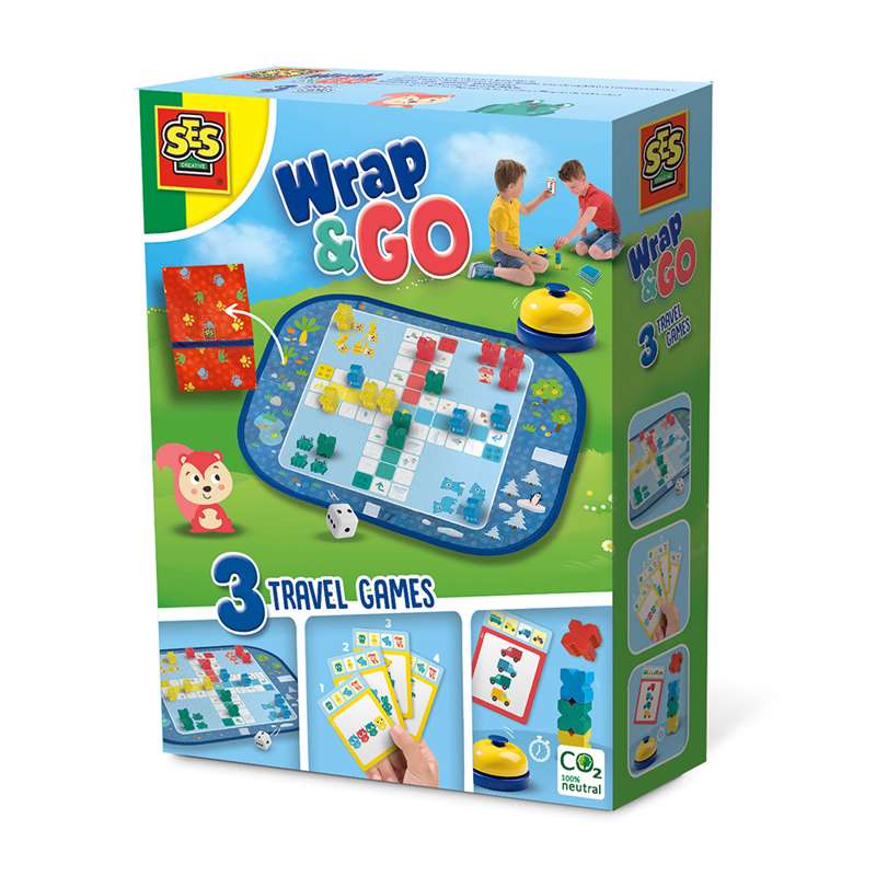 SES Creative Spil - Ludo og Fisk i Rejsetaske