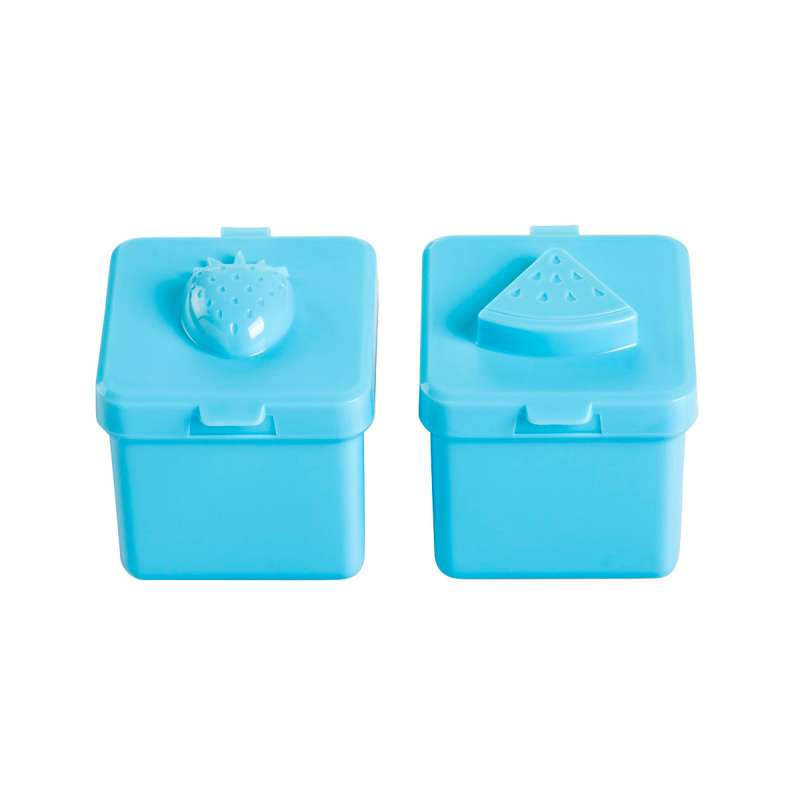 Little Lunch Box Co. Bento Surprise Box - 2 stk. - Fruits - Light Blue