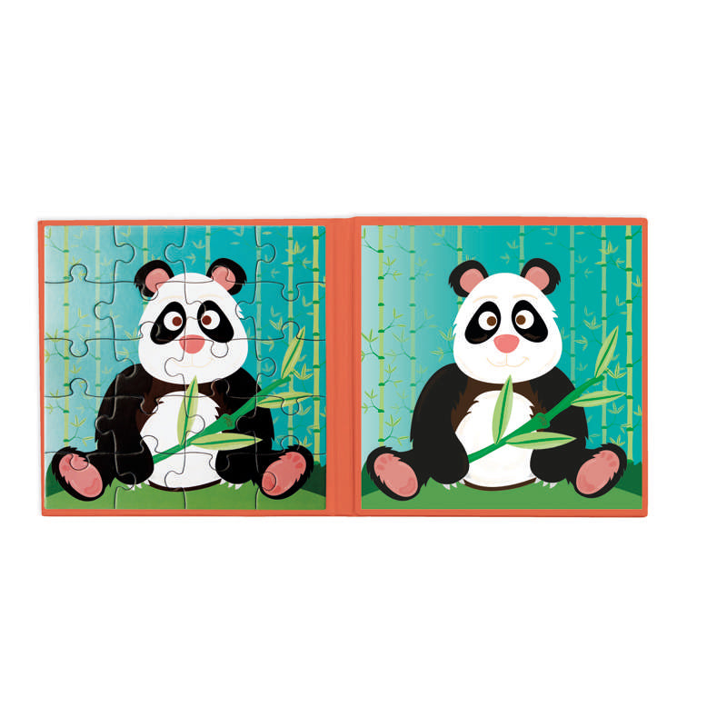 Scratch Magnetisk Puslespilsbog - Pandaer