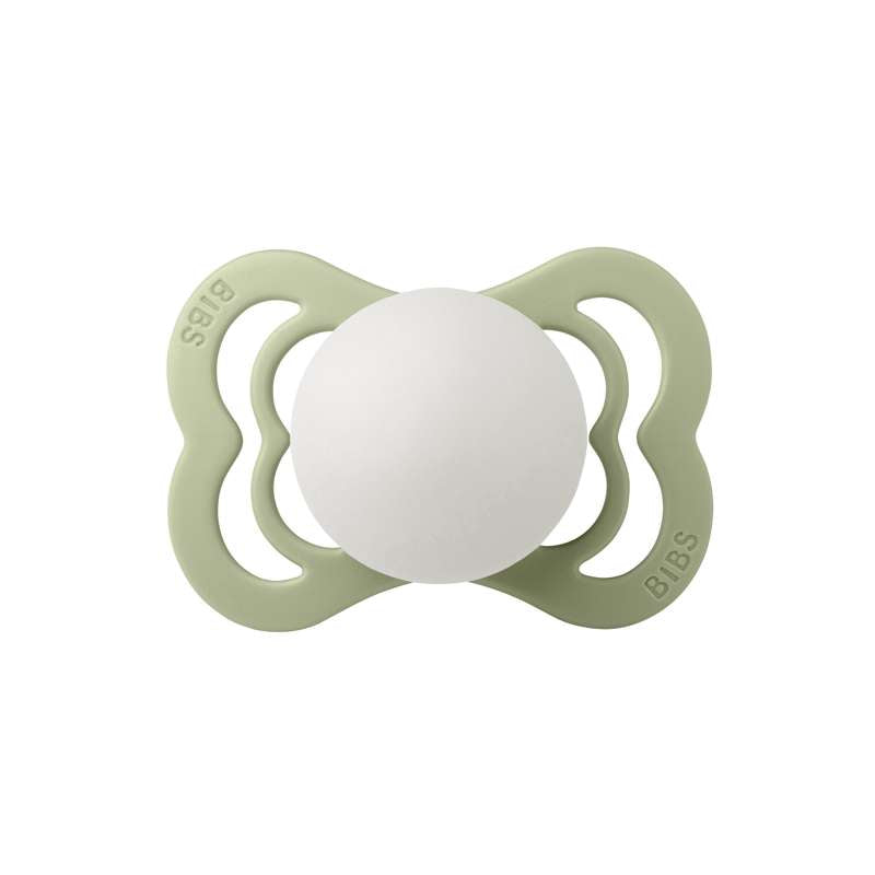 BIBS Symmetrisk Supreme Sut - Str. 1 - Naturgummi - GLOW - Sage