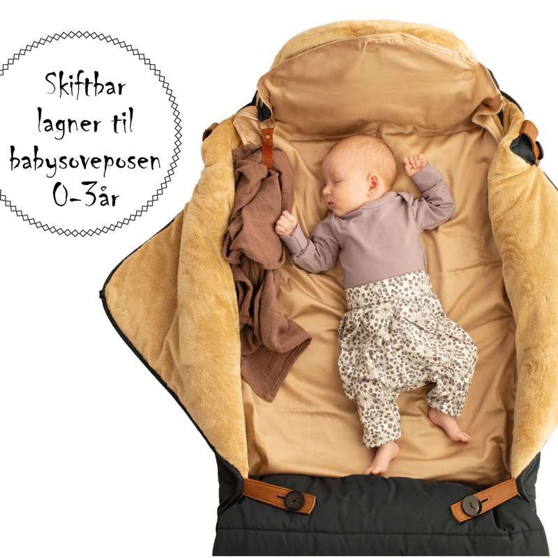 Sleepbag Bomuldslagen - Mini 0-2 år - 2-pak (Grå)