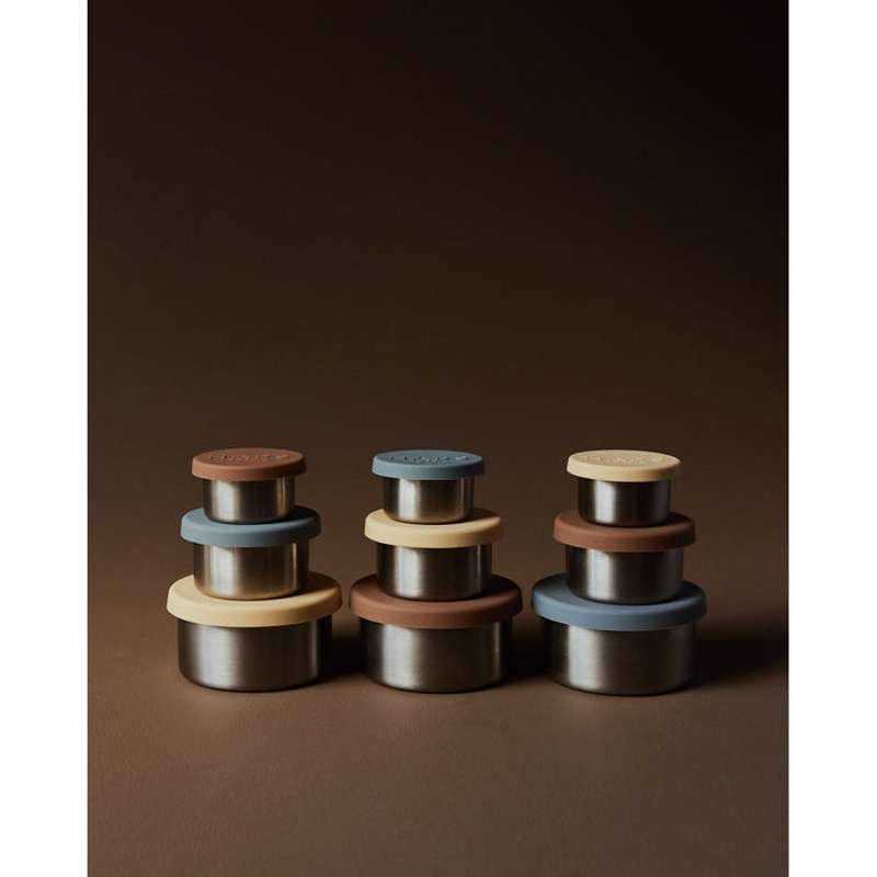 HAPS Nordic Steel Trio Madbeholdere - Olive