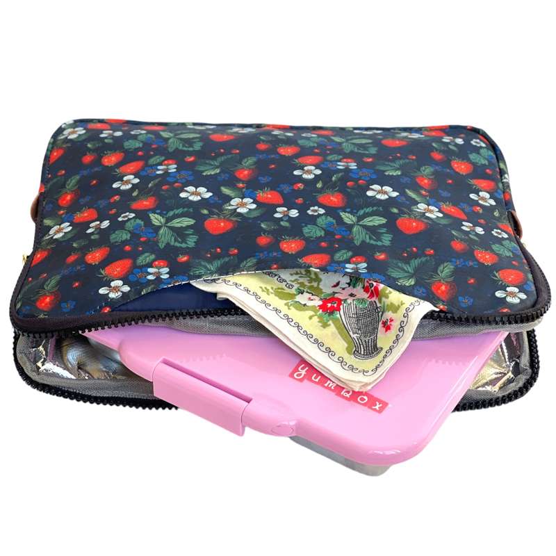Yumbox Poche Isoleret Madkassetaske - Strawberry Fields