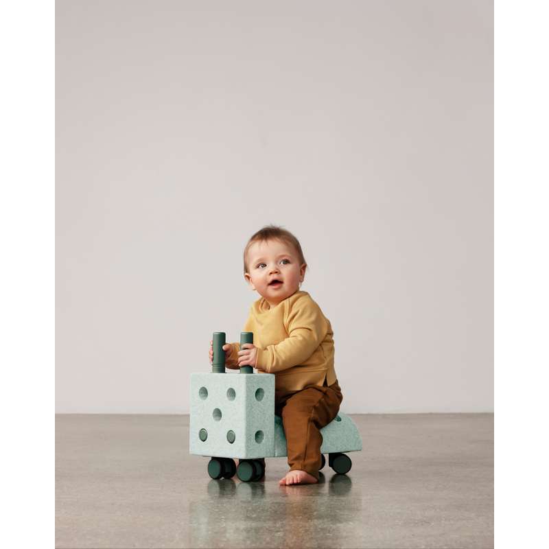 MODU Tiny Ride - Lille Gåbil - Ocean Mint/Forest Green