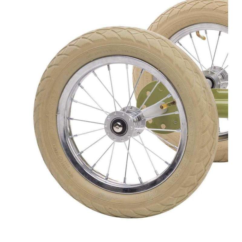 Trybike Hjulsæt til Løbecykel - Fra To til Tre Hjul - Vintage Beige
