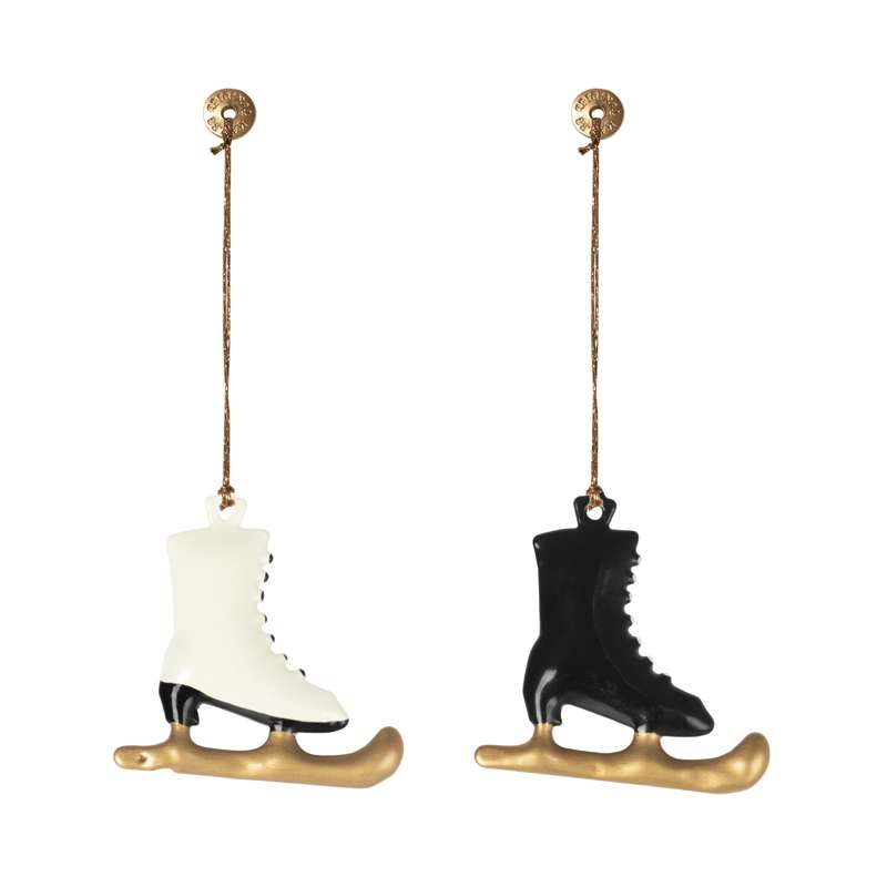 Maileg Juleornament - Metal - Skøjte - Sort