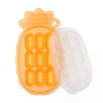 Haakaa Pineapple Frysebakke til Food Feeder Smagesut - Tangerine