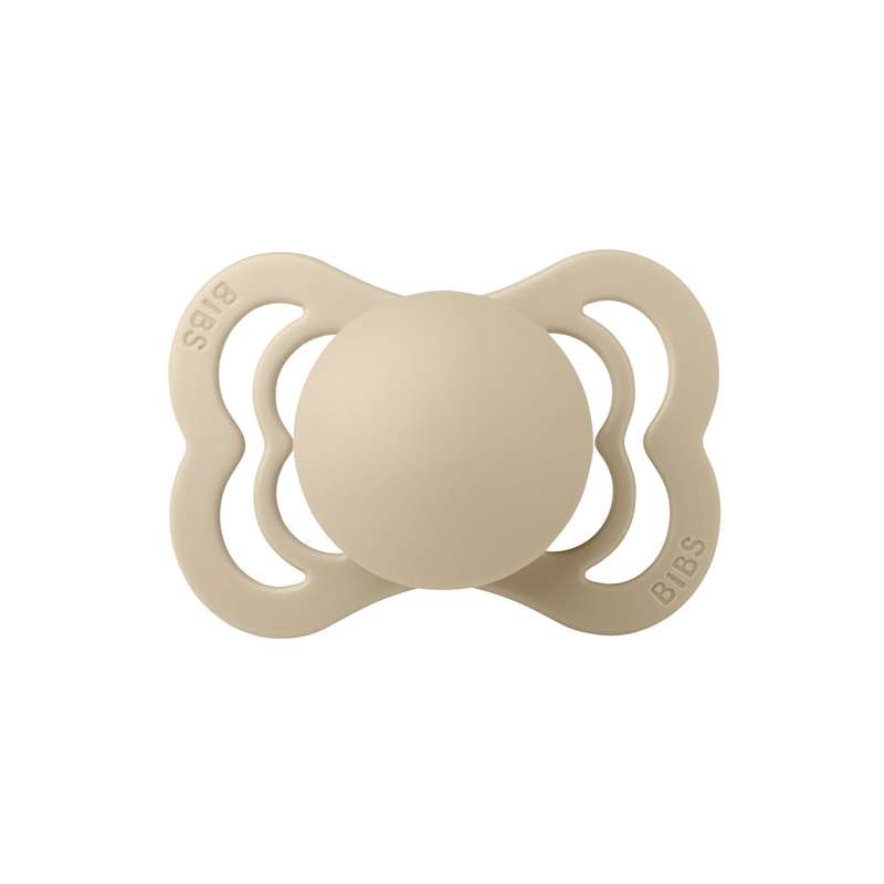 BIBS Symmetrisk Supreme Sut - Str. 1 - Silikone - Vanilla