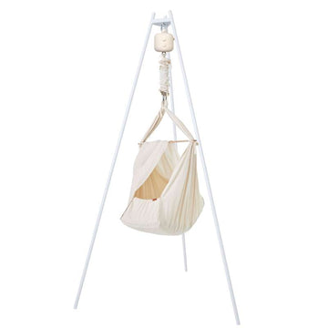 Membantu Bundle - Premium - Slyngevugge m. Vuggemotor og Vuggestativ - Natur