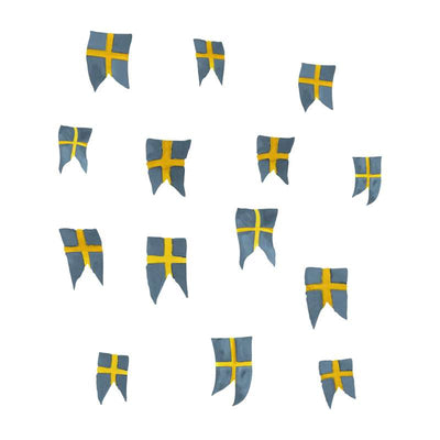 That's Mine Wallsticker - 14 stk. - Svenske Flag