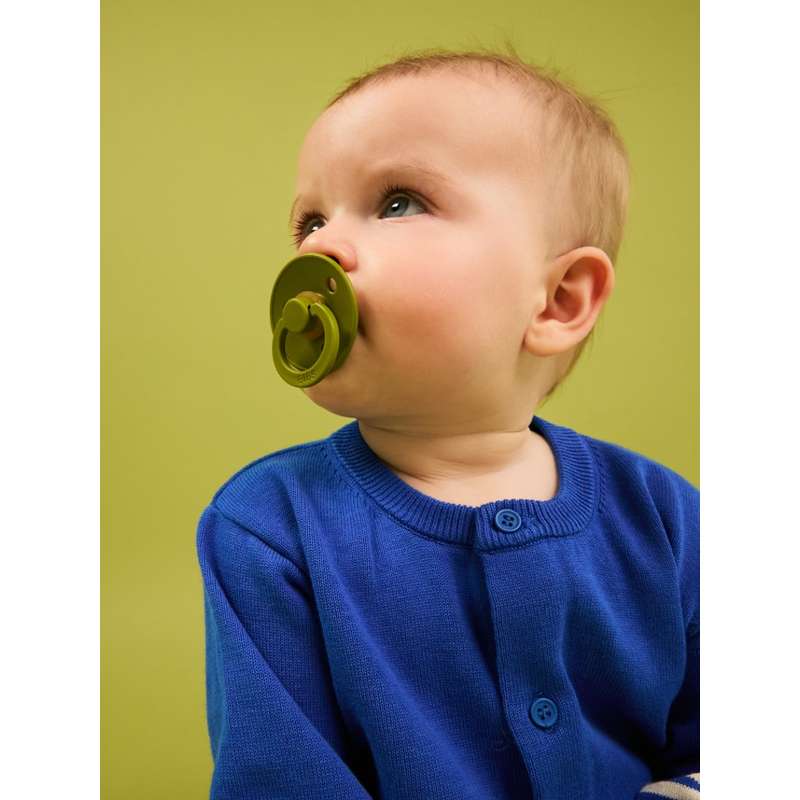 BIBS Rund Colour Sut - Str. 2 - Naturgummi - Wasabi