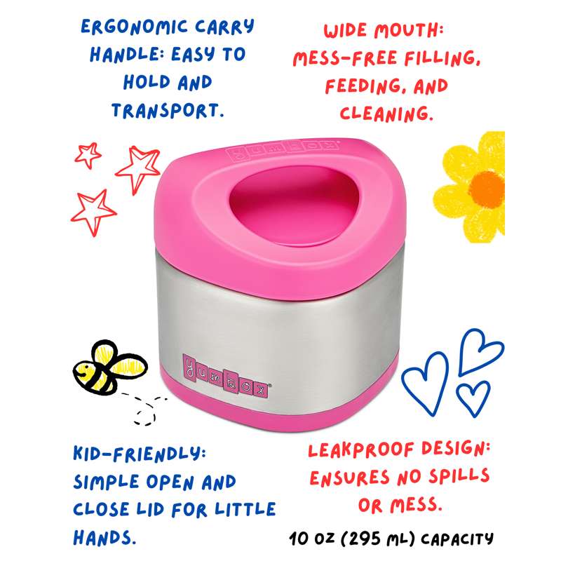 Yumbox Cubi Termo Madbeholder - 295ml - Berry Pink