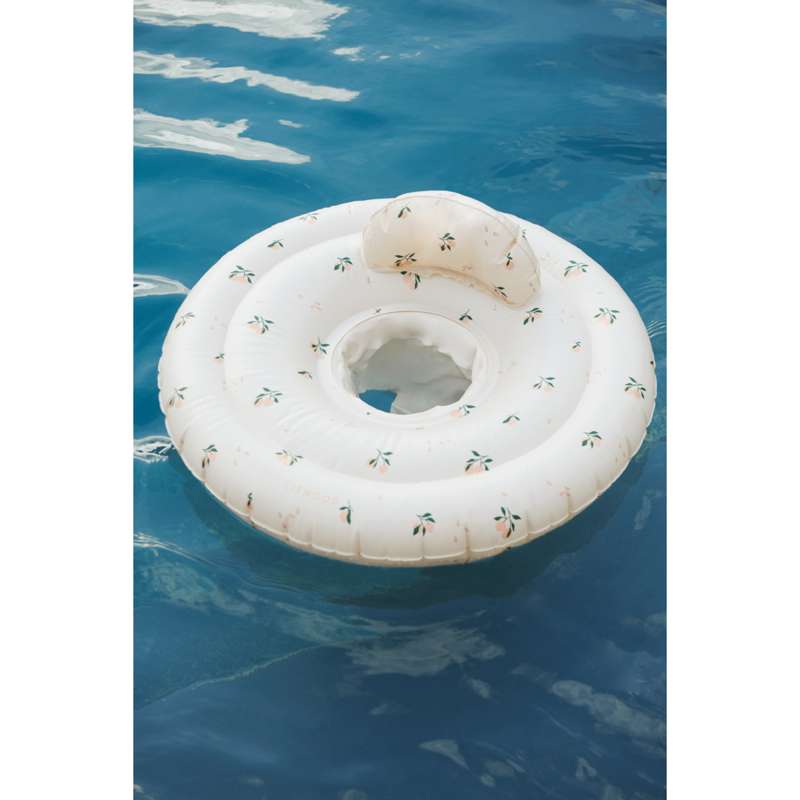 Liewood Dawn Baby Printed Swim Seat - Peach/Sea Shell