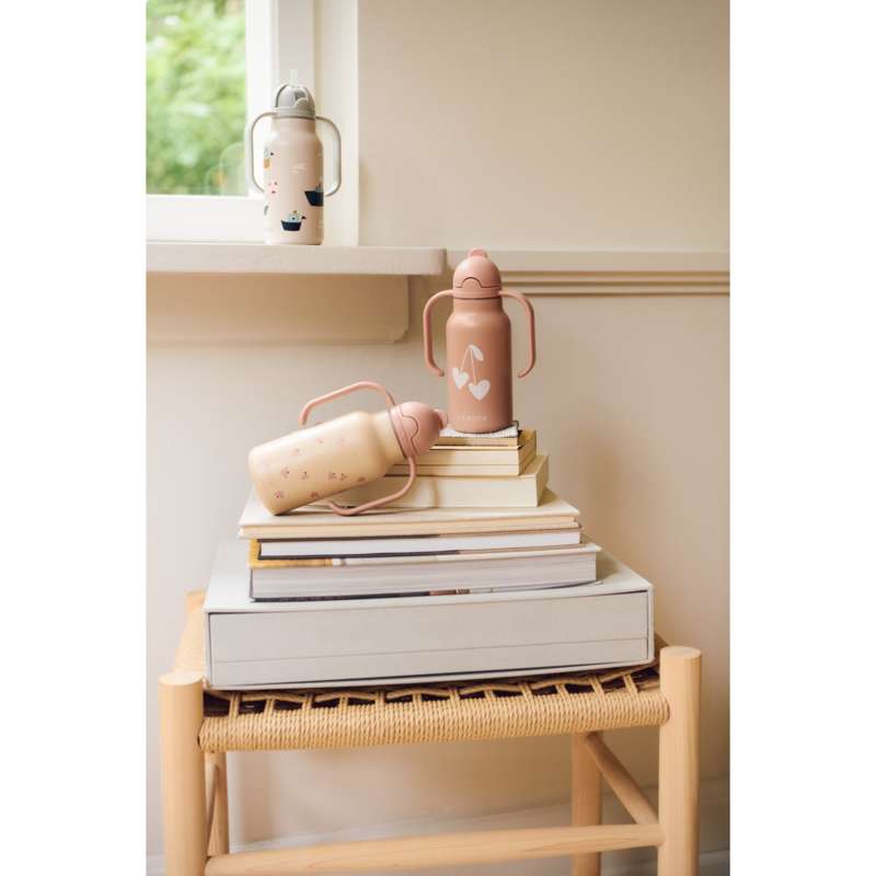 Liewood Kimmie Drikkeflaske - Rustfrit Stål - 250ml - Mini Butterfly/Apple Blossom