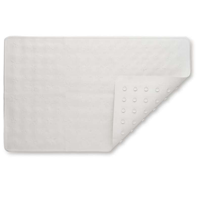 BabyDan Skridsikker Bademåtte - 42x25 cm. (Råhvid)