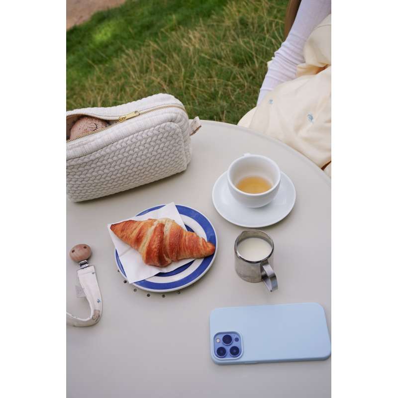 Cam Cam Copenhagen Toilettaske - Strik - OCS - Off White/Capri