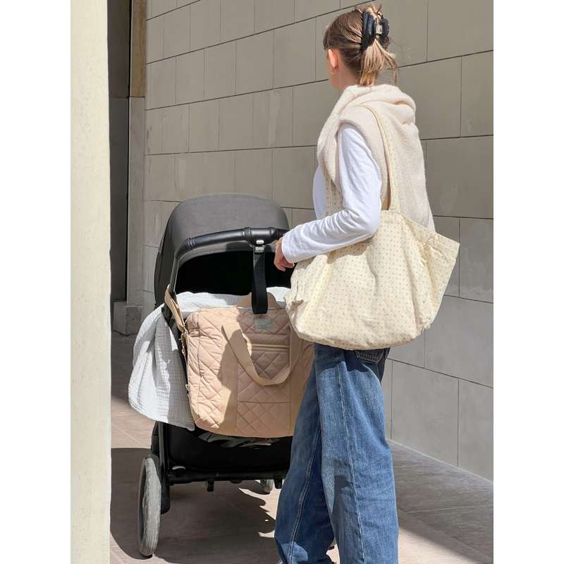 Cam Cam Copenhagen Pusletaske - Foldbar - OCS - Latte